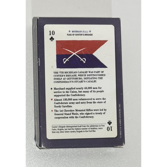 The‎ History Channel's Flags of the Civil War Card Game Cards Unopened - Picture 2 of 3